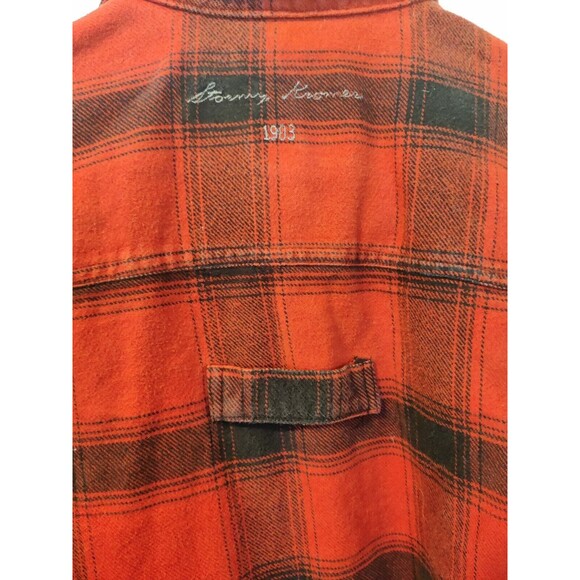 Stormy Kromer 1903 Flannel Shirt Buffalo Plaid Red Men's Medium Made In USA - Picture 12 of 14